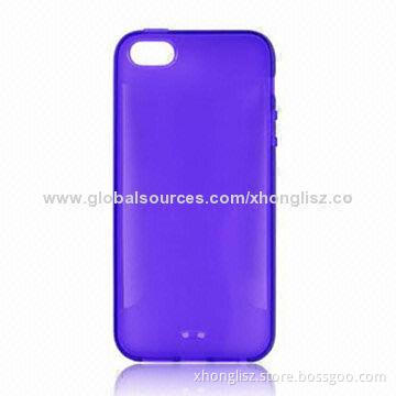 TPU Mobile Phone Case for iPhone 5/5S with Anti-scratch, Anti slip and Durable